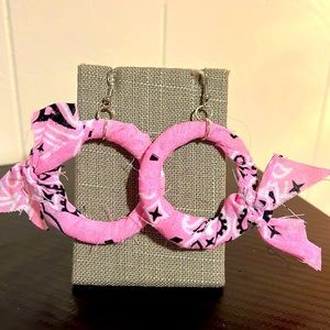 Bandanna earrings